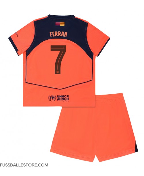 Günstige Barcelona Ferran Torres #7 3rd trikot Kinder 2025-26 Kurzarm (+ Kurze Hosen) Günstige Barcelona Ferran Torres #7 3rd trikot Kinder 2025-26 Kurzarm (+ Kurze Hosen)